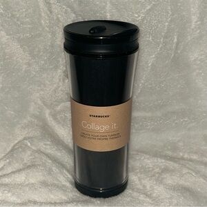 Starbucks Black Tumbler - Collage It - Create Your Own Tumbler NEW!